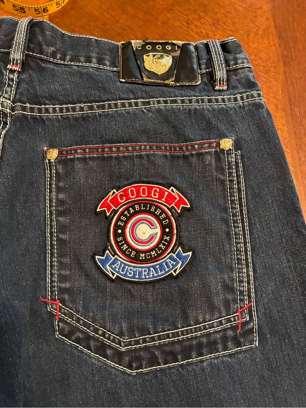 COOGI Navy Denim Jeans 36 x 34